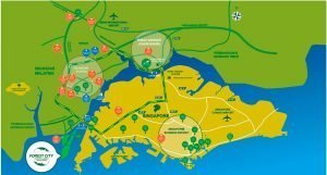 Vị trí dự án Forest City Malaysia nằm ở đâu?