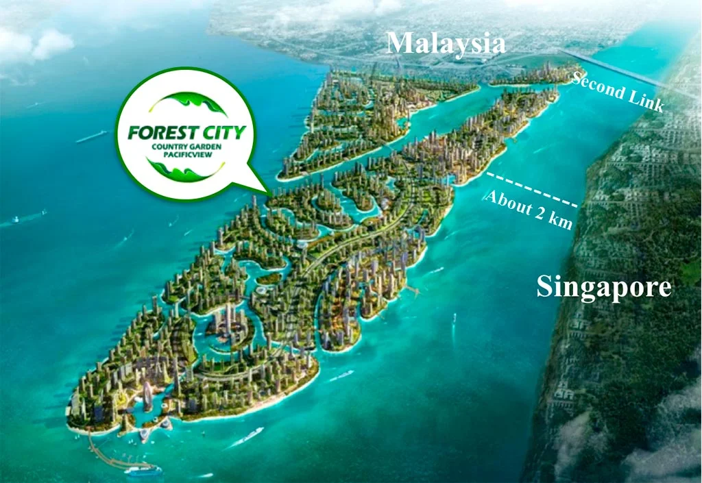 Địa chỉ dự án Forest City Malaysia nằm ở đâu