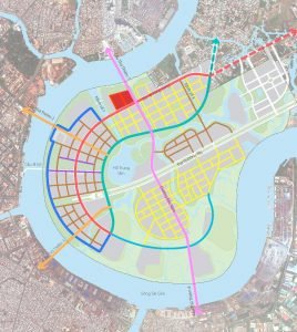 Vị trí dự án Thủ Thiêm River Park CII