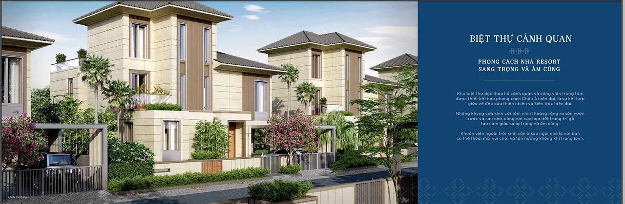 Swanbay City Nhơn Trạch Đồng Nai 5 Biệt thự cảnh quan