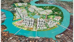 Hình khối 16 công trình điểm nhấn của Thủ Thiêm