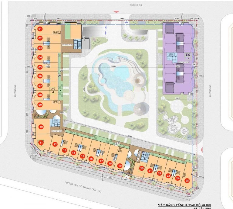 Nhà phố Thủ Thiêm Lake View lô 3-1