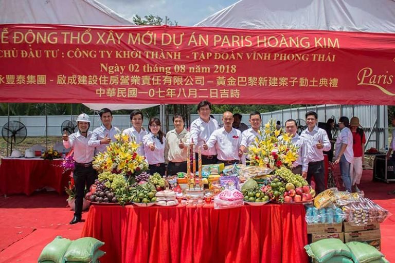 Lễ động thổ dự án Paris Hoàng Kim