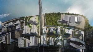 Phối cảnh dự án The Metropole Thủ Thiêm của Sonkim Land