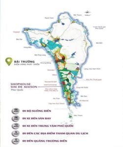 Vị trí dự án Sim Island Phú Quốc