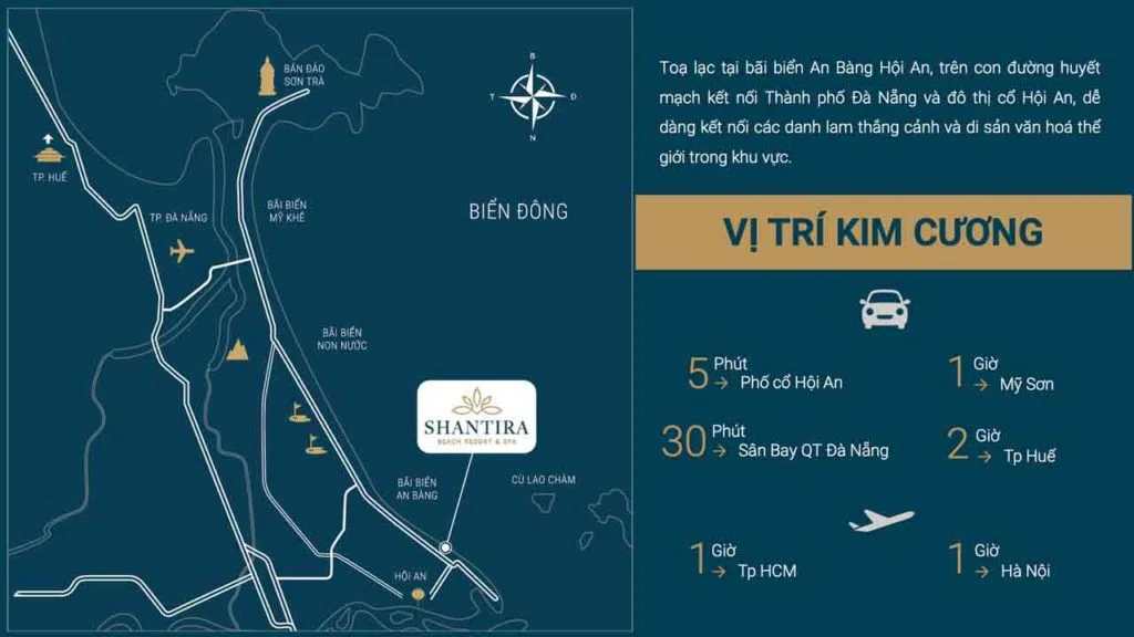 Shantira Hội An 5 Vị trí dự án Shantira Hội An