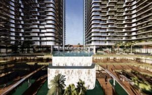 Phối cảnh Sunshine Horizon Officetel nằm từ tầng 5 - 9