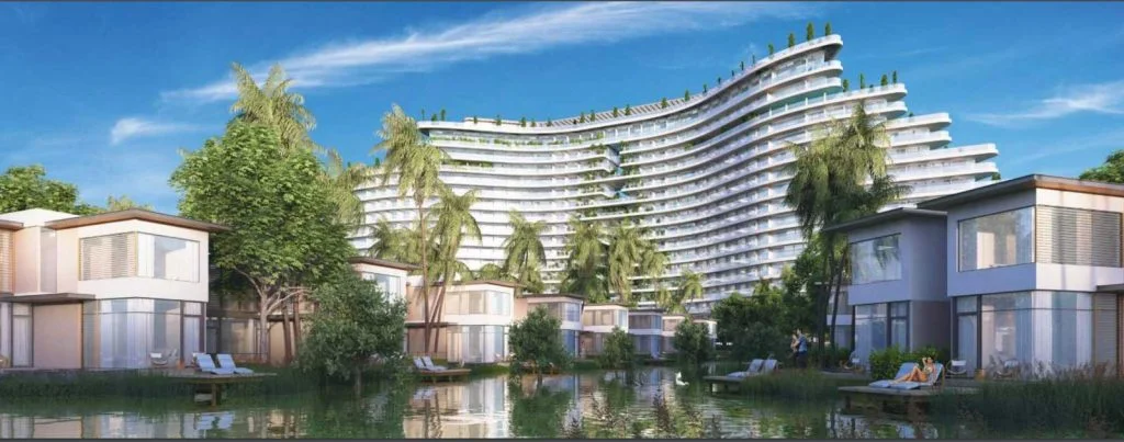 Hình phối cảnh dự án Lagoona Bình Châu bên sông