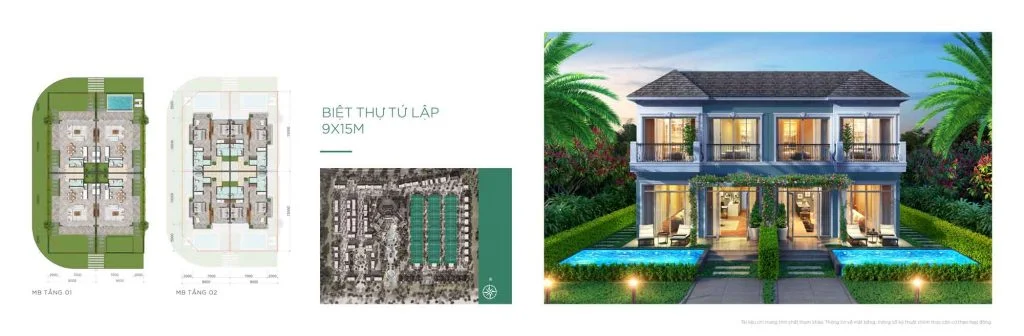 Biệt thự tứ lập Wonderland