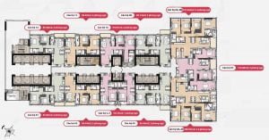 Mặt bằng căn hộ Opal Saigon Pearl mới nhất