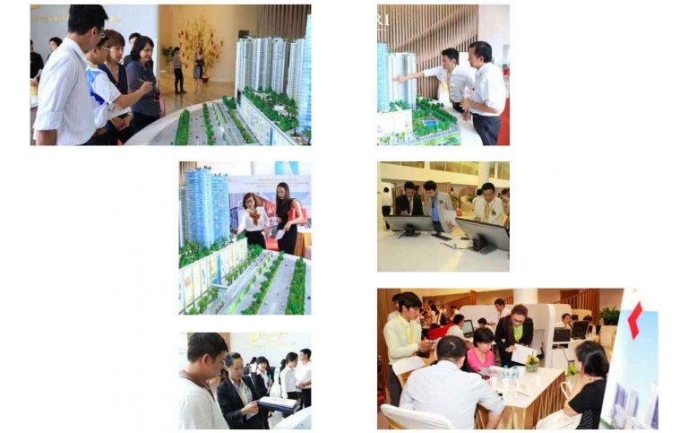 Khách hàng đến xem nhà mẫu và tham dự lễ mở bán căn hộ Masterise Thảo Điền