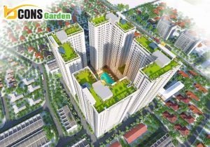 Hình phối cảnh của Bcons Garden Dĩ An
