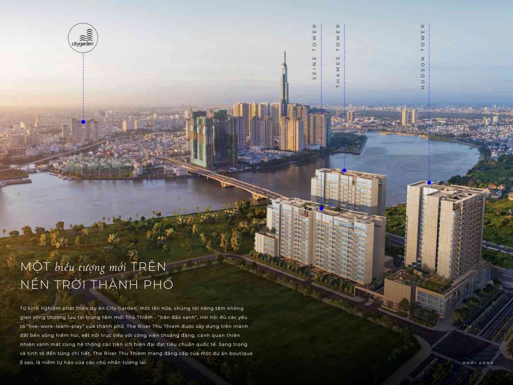 Cho thuê căn hộ The River Thủ Thiêm nhà trống và đầy đủ nội thất