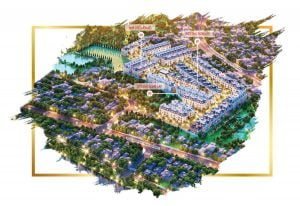 Hình tổng thể dự án nhà phố biệt thự Amelie Villa Phú Mỹ Hưng