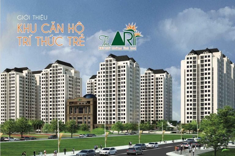 Hình phối cảnh khu căn hộ The Art