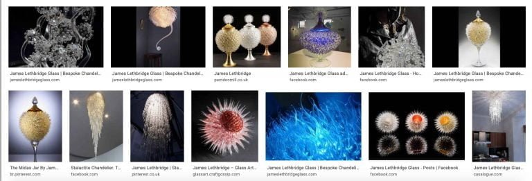 Một vài mẫu đèn chùm nổi tiếng của James Lethbridge