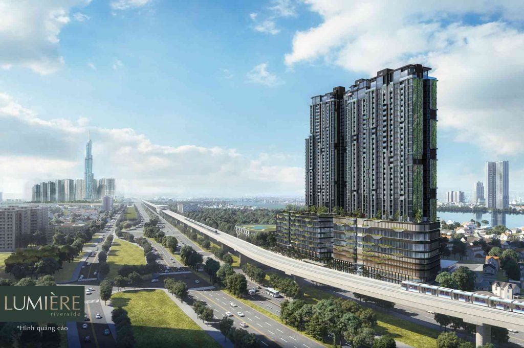 Hình phối cảnh dự án căn hộ Masterise Lumiere Riverside