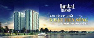 Phối cảnh dự án Homyland 3 Riverside