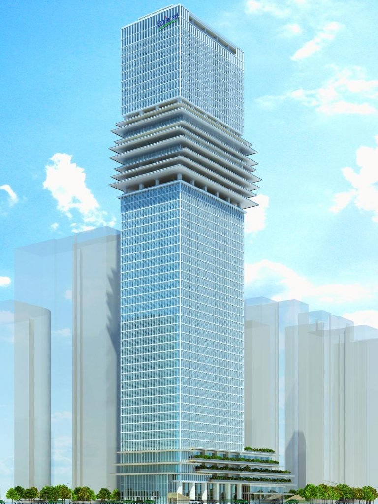 Hình 3D tòa văn phòng Grand Marina Saigon tại cảng Ba Son Quận 1