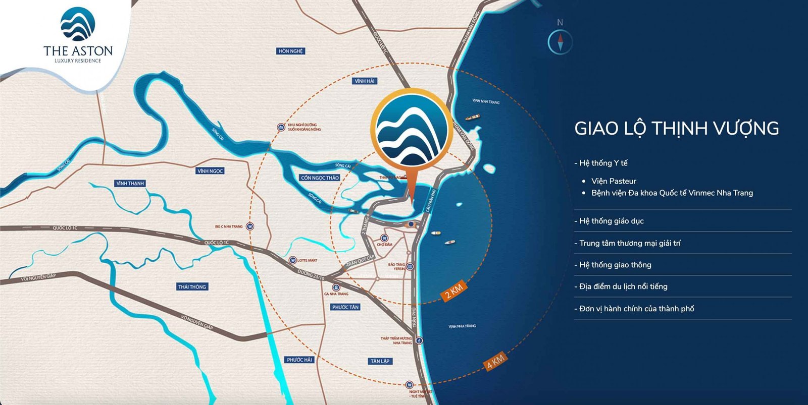 Vị trí The Aston Nha Trang