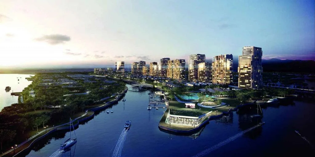 Dự án Saigon Quays Thủ Đức 8 Vị trí dự án với 3 mặt giáp sông