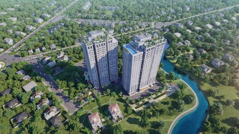 Phối cảnh dự án Paris Hoàng Kim