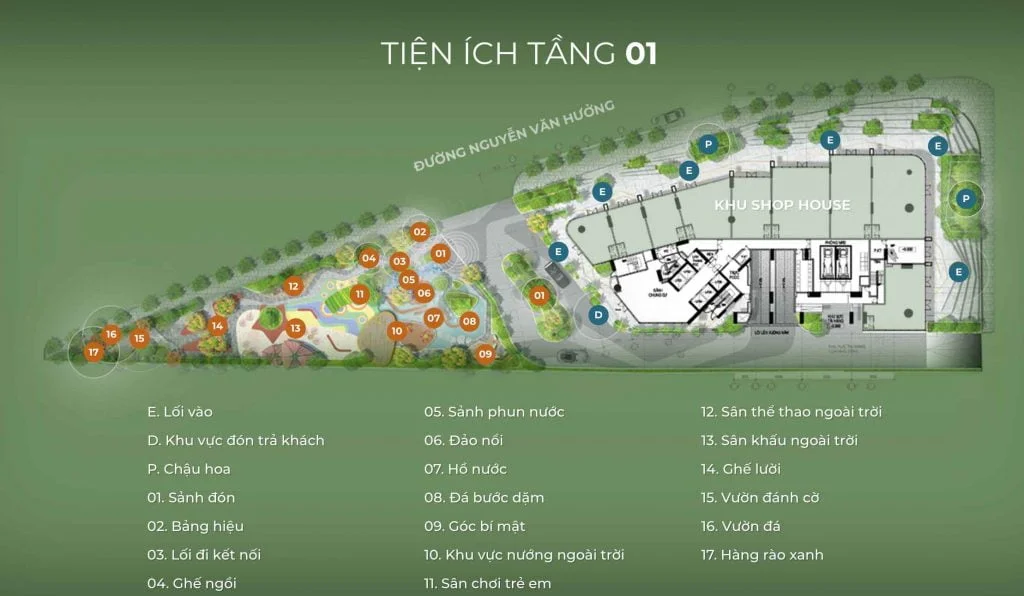 Thảo Điền Green 4 Tiện ích tầng 1