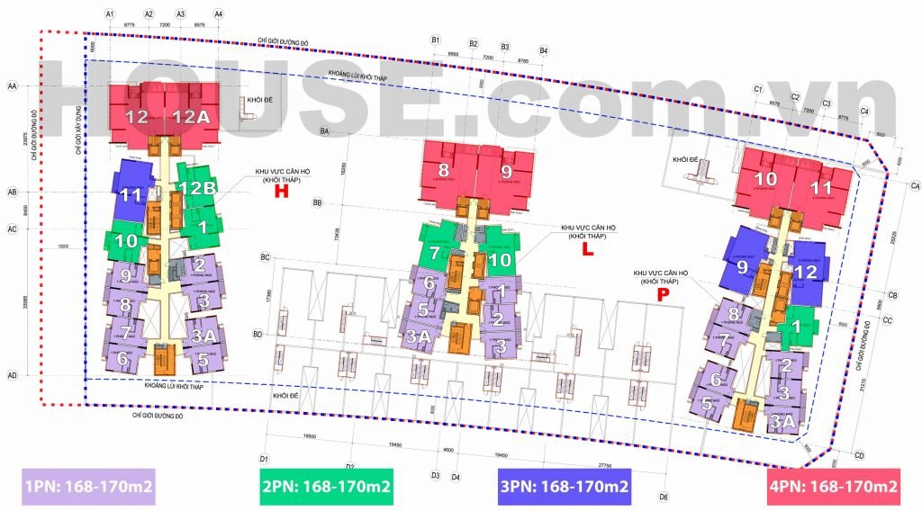 Mặt bằng căn hộ Galleria Residence
