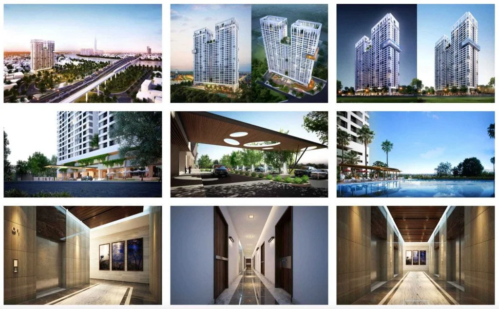 1 vài hình phối cảnh của dự án