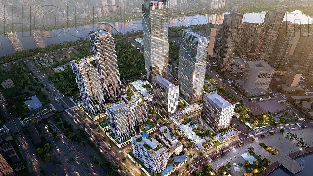 Phối cảnh khu đô thị Lotte Eco Smart City
