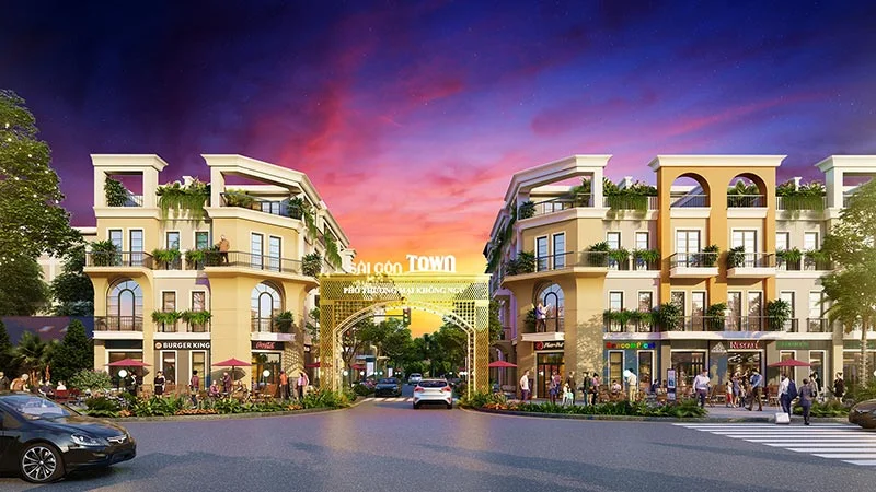 Shophouse Sài Gòn Town 9 Shophouse Sài Gòn Town