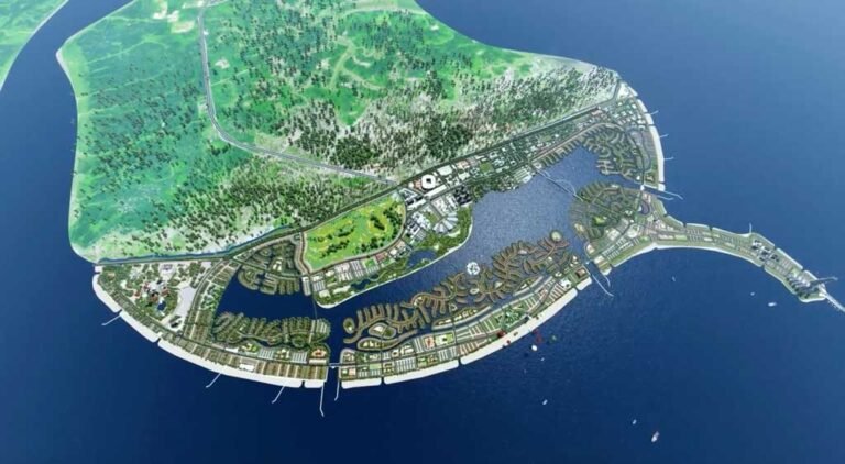 Thông tin quy hoạch của khu đô thị Vinhomes Cần Giờ bao gồm 4 phân khu: A, B, C, D và E