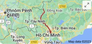 Sông Sài Gòn trên Google Maps