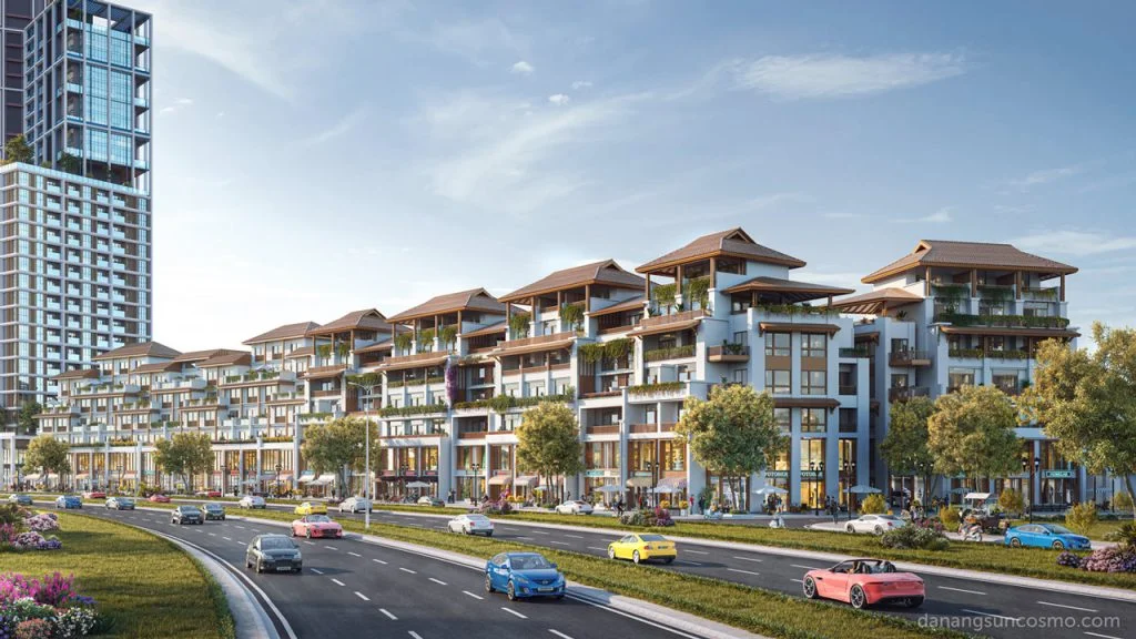 Sun Cosmo Residence Đà Nẵng 6 Hình ảnh 3D nhà phố Sun Cosmo Residence Đà Nẵng