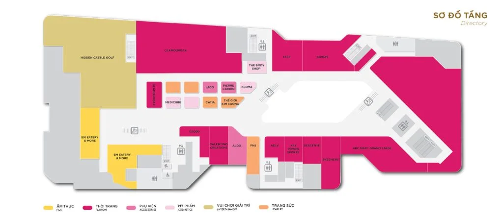 Tầng 2 Thiso Mall Sala