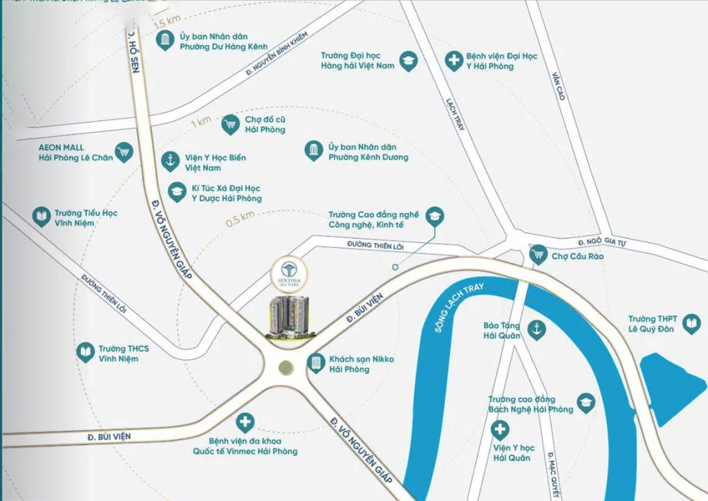 Sentosa Sky Park 2 Vị trí dự án Sentosa Sky Park