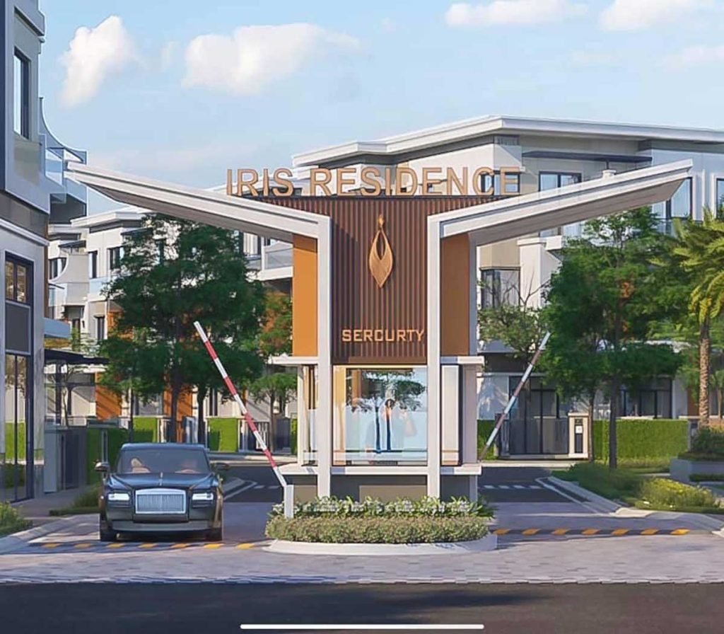 Cổng chào khu dân cư Iris Residence Long An