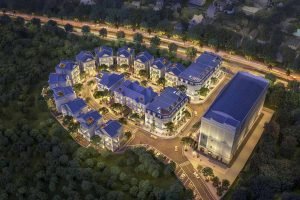 Hình phối cảnh dự án Melinh Plaza Yên Bái về đêm