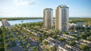 Phối cảnh 2 toà tháp căn hộ Seaview Residences Nghệ An