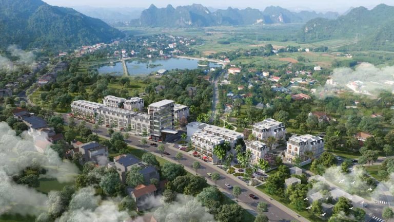 Phối cảnh dự án Yên Thủy Light Town Hoà Bình