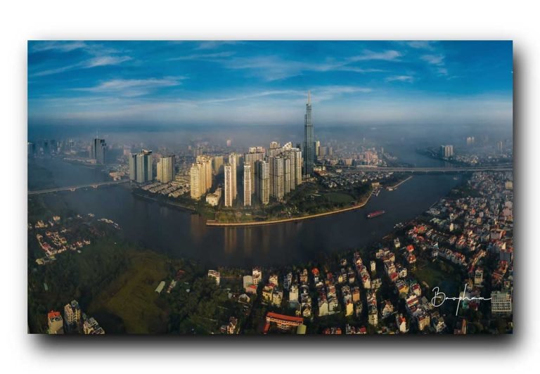 Hình chụp thực tế dự án khu đô thị Vinhomes Central Park Tân Cảng Sài Gòn