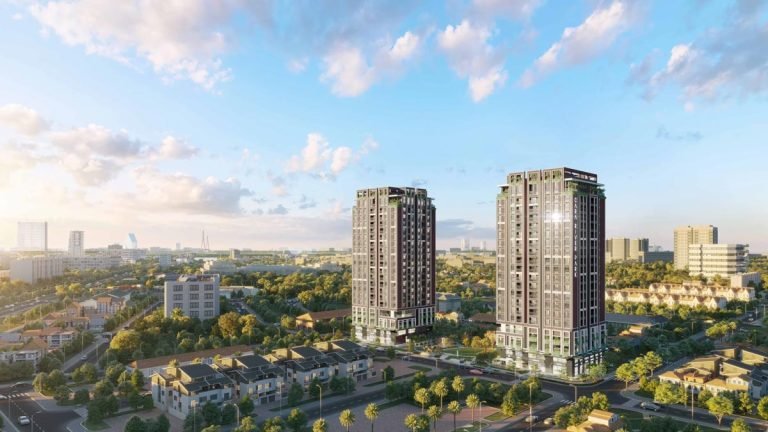 Hình phối cảnh của dự án căn hộ Cara River Park Cần Thơ
