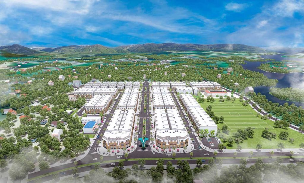 Phối cảnh dự án Centre Ville Lương Sơn