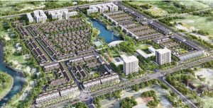 Hình phối cảnh dự án khu đô thị Nam Long II Central Lake