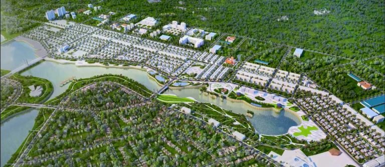 Hình phối cảnh dự án khu đô thị Royal Star Lake Đồng Xoài