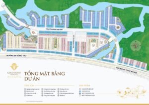 Tổng mặt bằng dự án Gold Coast Vũng Tàu