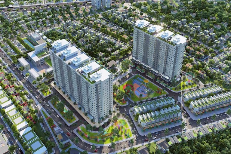 Hình ảnh phối cảnh dự án căn hộ Conic Boulevard Bình Chánh