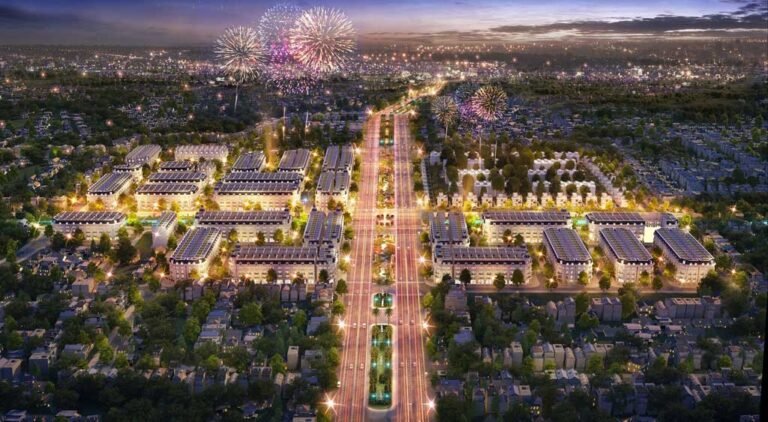 Hình phối cảnh dự án Danko Avenue Sông Công