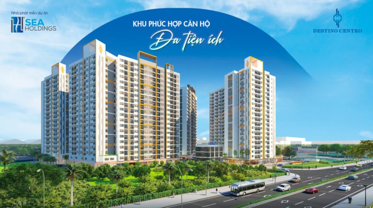 Hình phối cảnh dự án căn hộ Destino Centro Long An