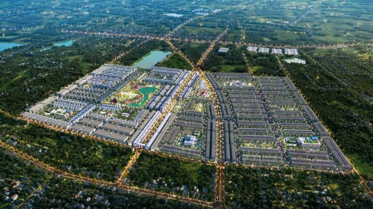 Hình phối cảnh của dự án An Huy Mỹ Việt Long An